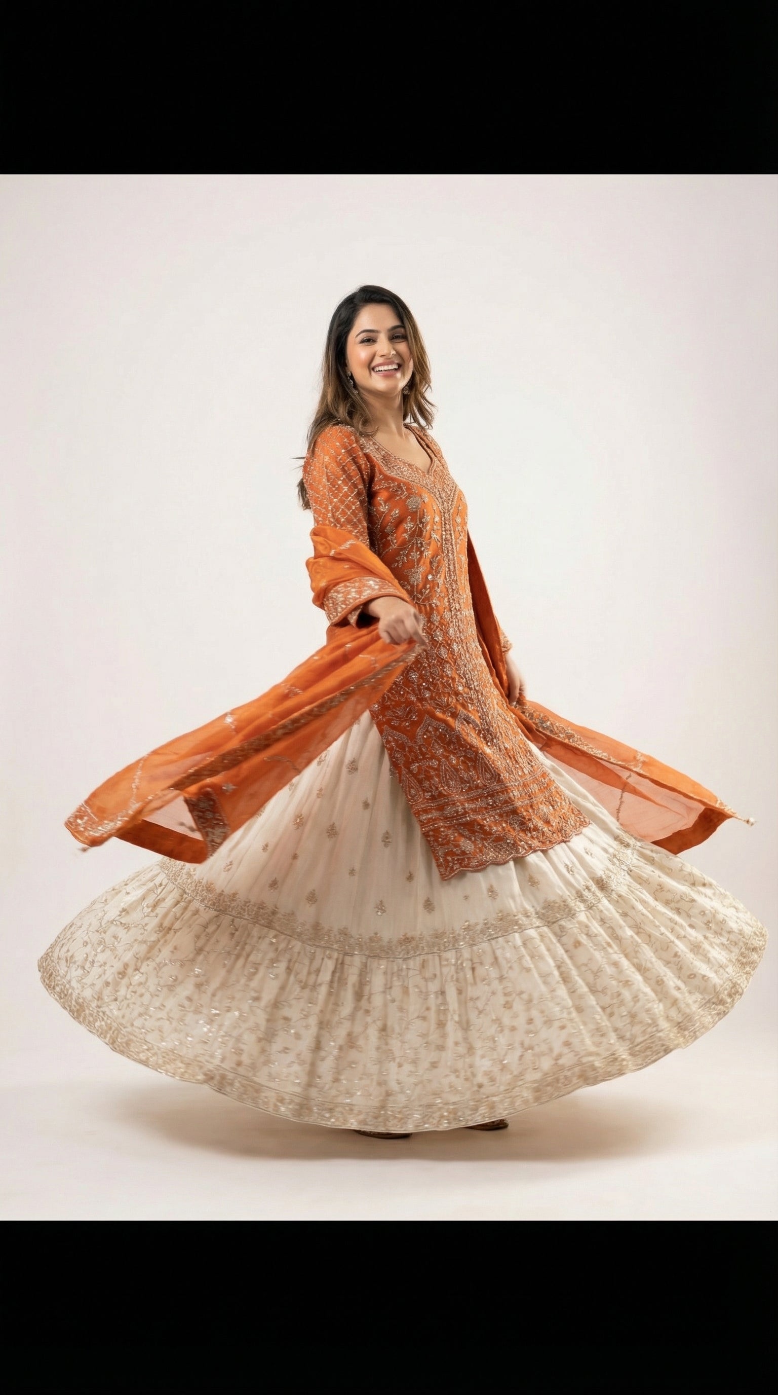 The Jodhpur Saffron Sharara.