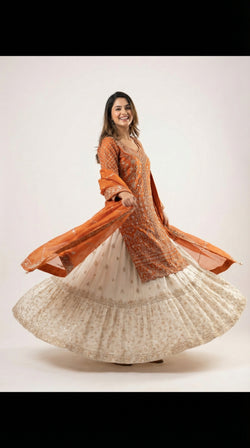 The Jodhpur Saffron Sharara.