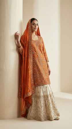 The Jodhpur Saffron Sharara.