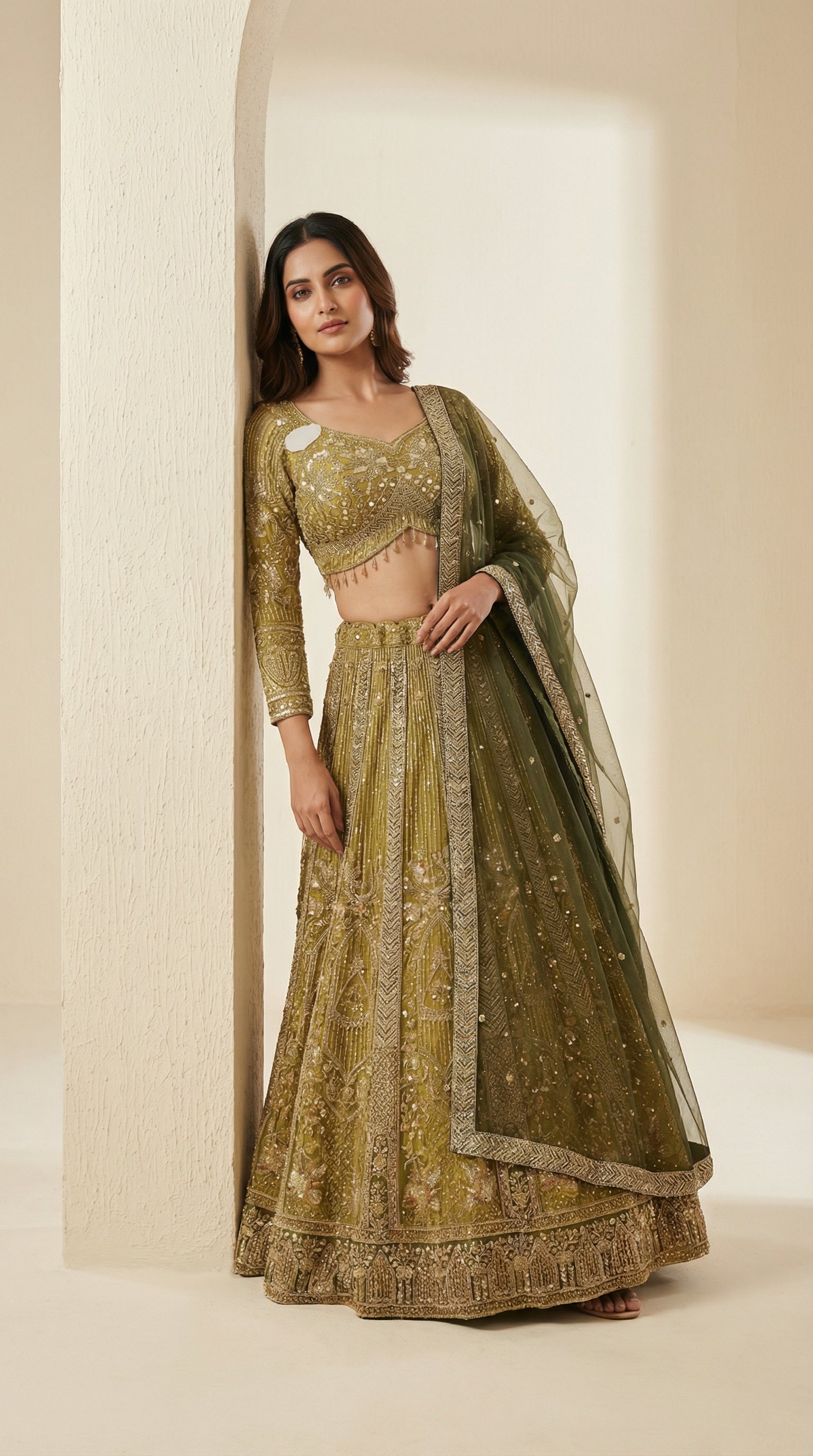 Gilded Yellow Lehenga