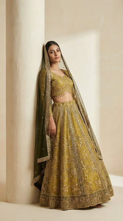 Gilded Yellow Lehenga