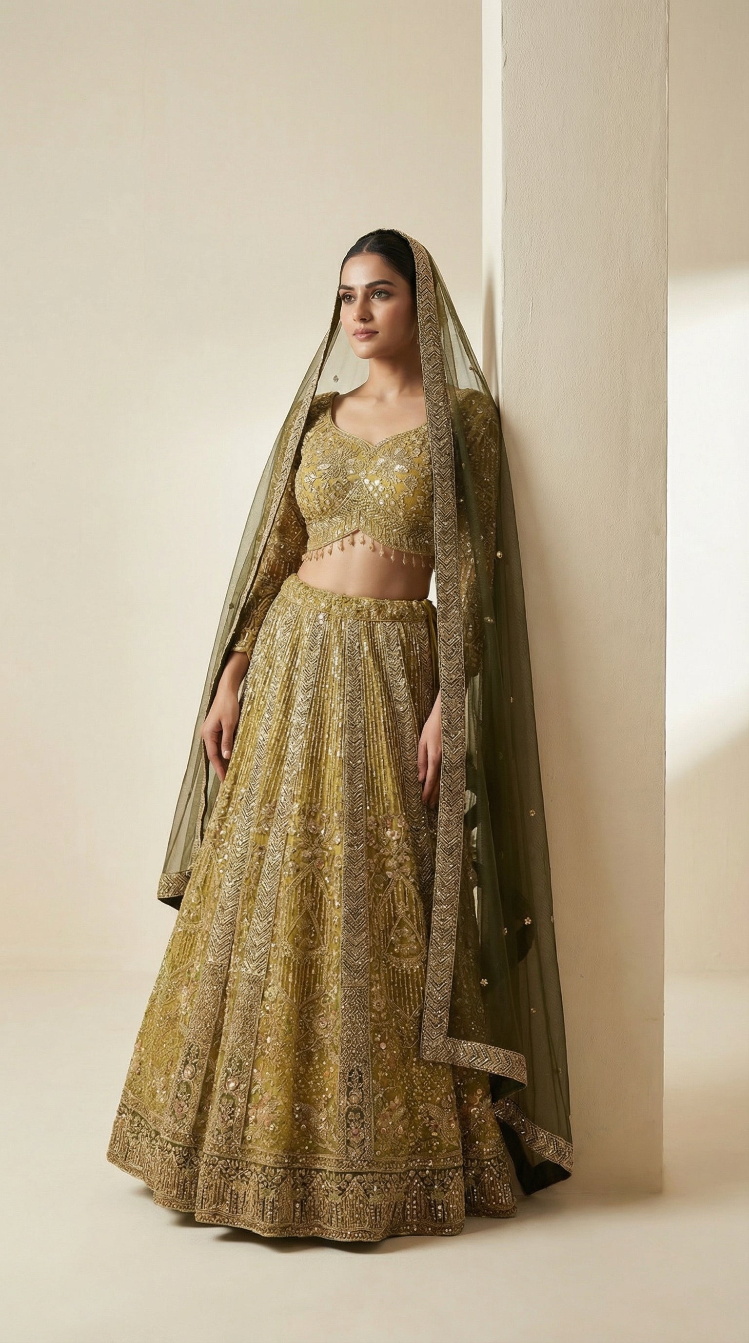 Gilded Yellow Lehenga