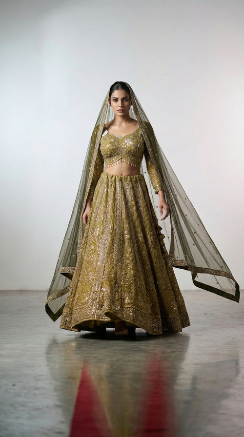 Gilded Yellow Lehenga