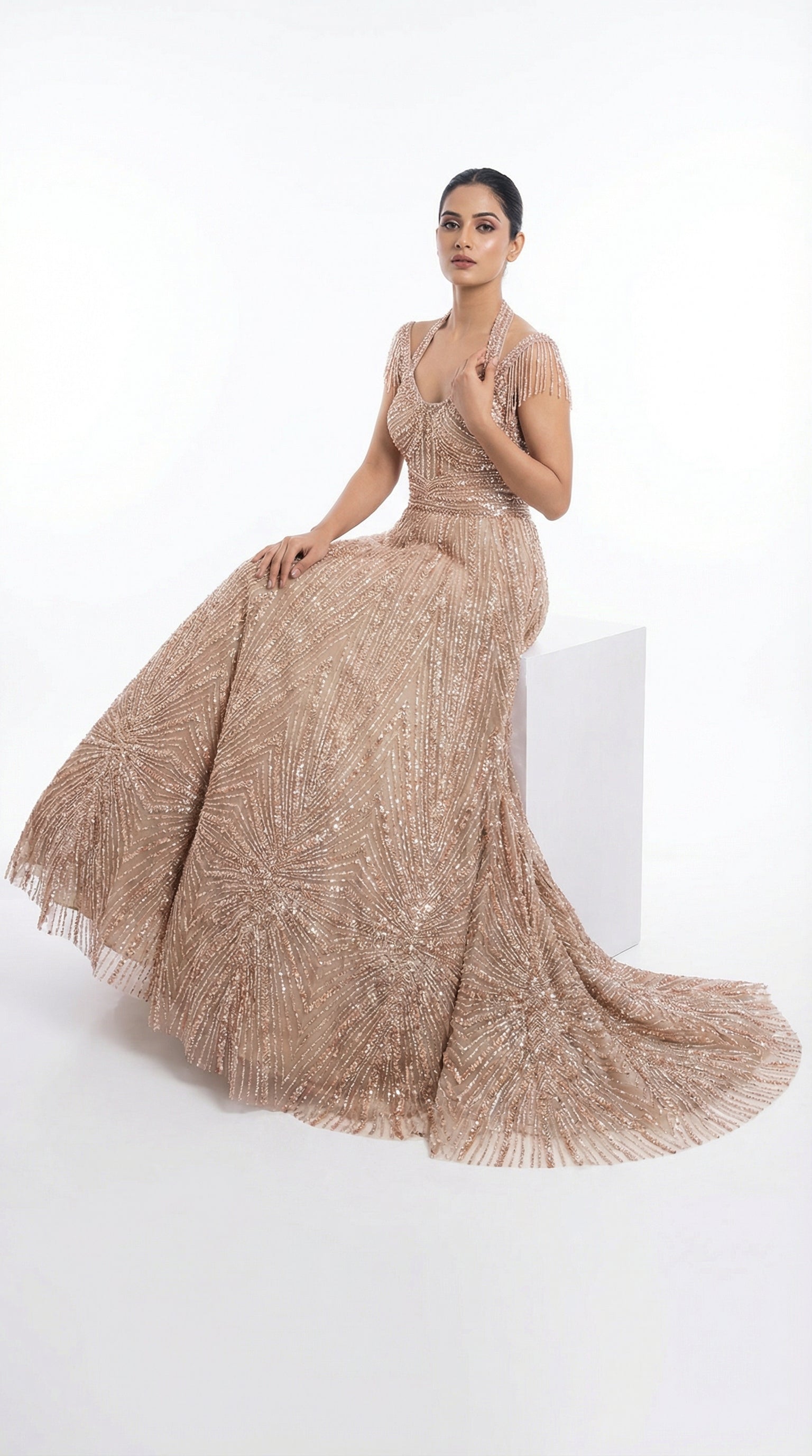 Starburst Gown/Lehenga