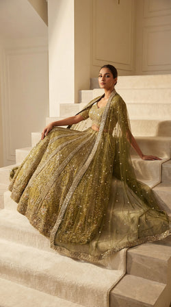 Gilded Yellow Lehenga