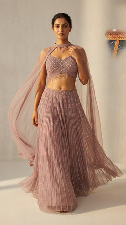 The Dusty Rose Scallop Mermaid Ensemble