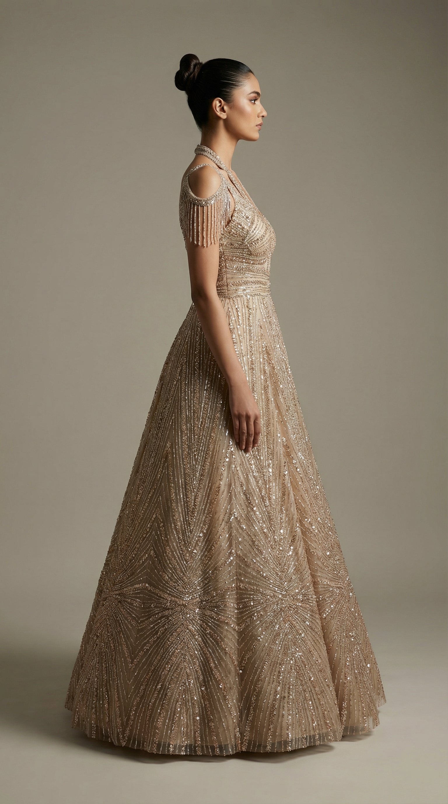 Starburst Gown/Lehenga