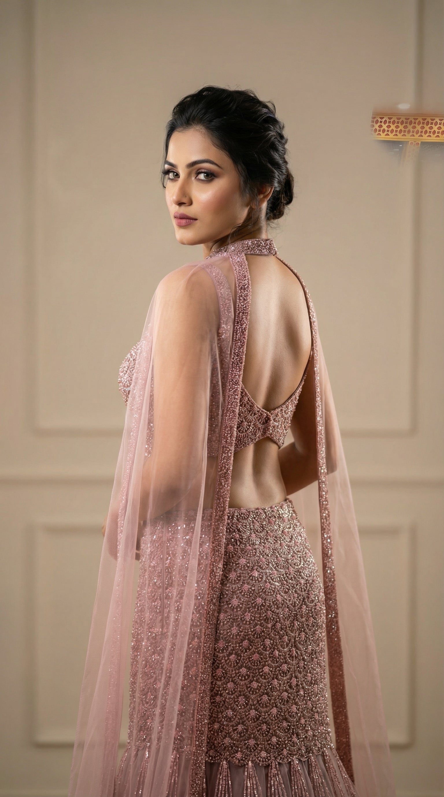 The Dusty Rose Scallop Mermaid Ensemble