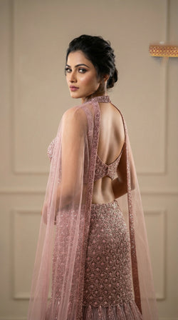 The Dusty Rose Scallop Mermaid Ensemble