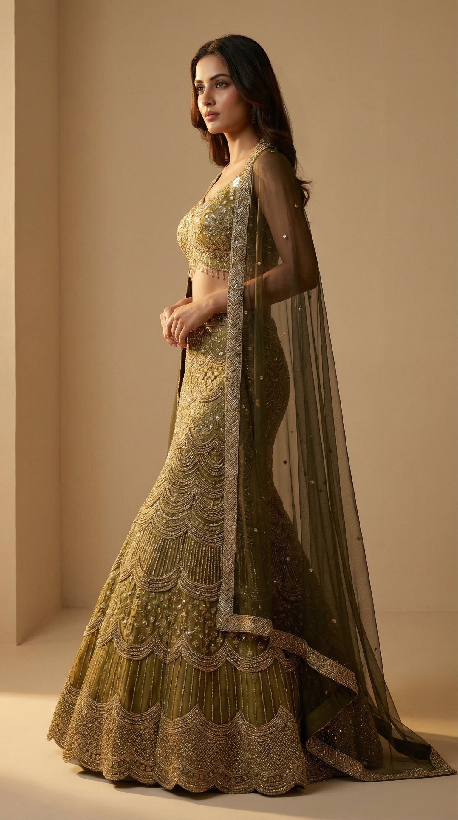 Gilded Yellow Lehenga