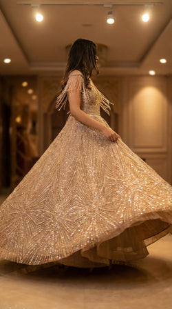 Starburst Gown/Lehenga