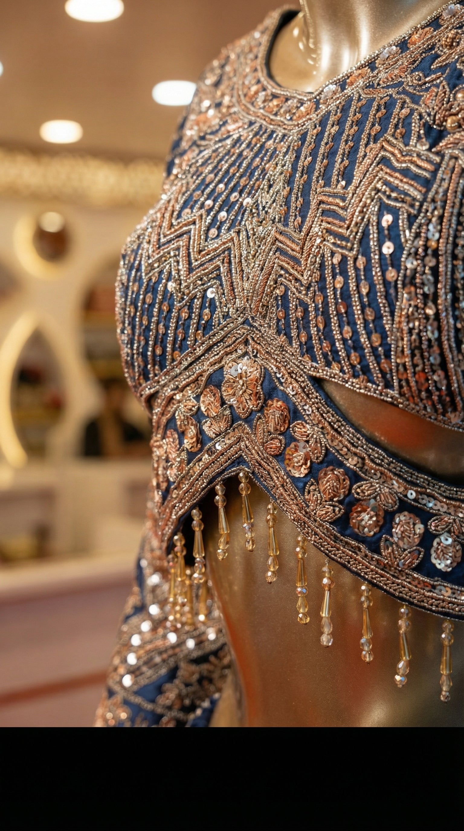 Midnight Blue Lehenga