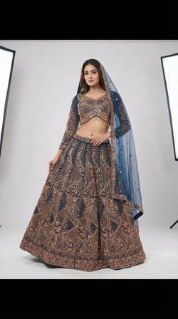 Midnight Blue Lehenga